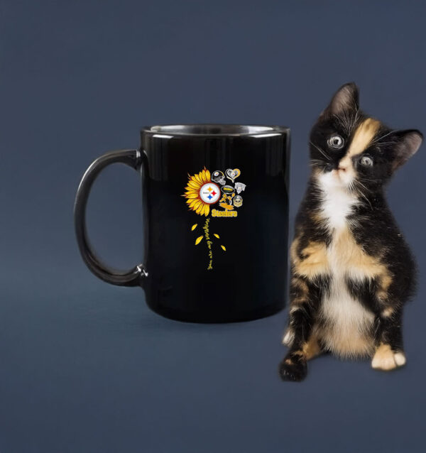 Sunflower you are my sunshine Pittsburgh Steelers Mug