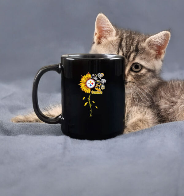 Sunflower you are my sunshine Pittsburgh Steelers Mug