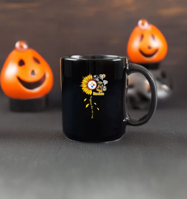 Sunflower you are my sunshine Pittsburgh Steelers Mug