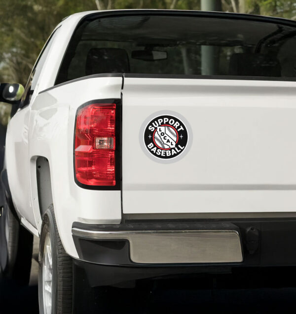 Support Local Baseball Sticker