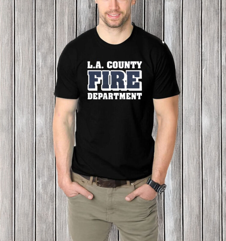 T-Shirt navy - Los Angeles County Fire Department