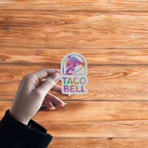 Taco Bell Neon Colorful Sticker