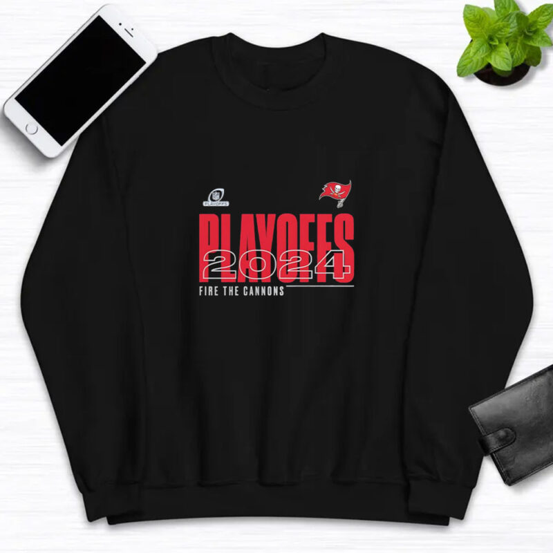 Tampa Bay Buccaneers 2024 NFL Playoffs Fire the cannons T-shirt