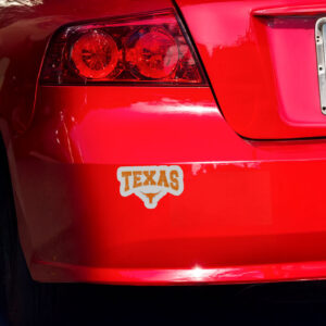 Texas Shirt Women Men Kids State Of Texas Orange Text Sticker