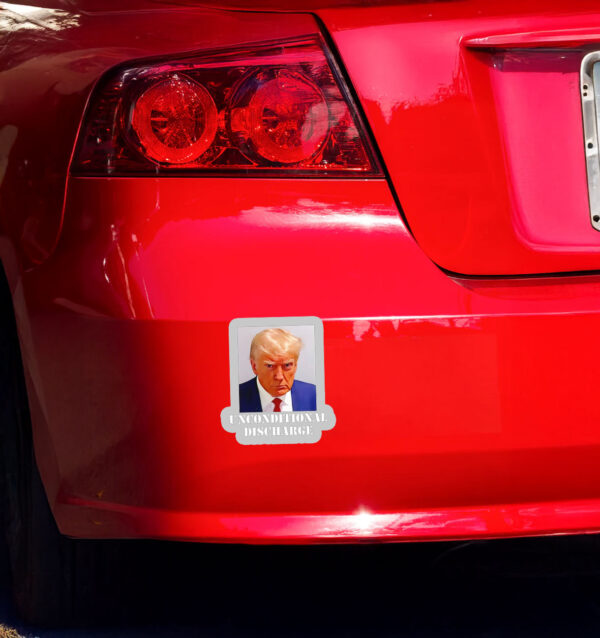 The Donald Trump Unconditional Discharge Sticker