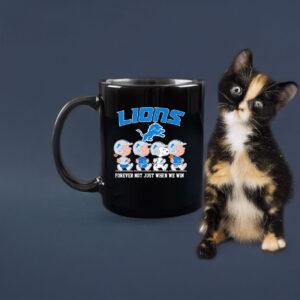 The Peanuts Detroit Lions forever not just when we win Mug