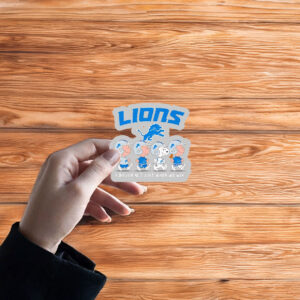 The Peanuts Detroit Lions forever not just when we win Sticker