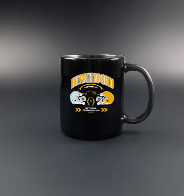 The path to gold Ohio State Buckeyes helmet Mug