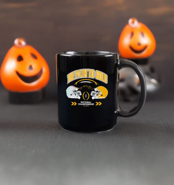 The path to gold Ohio State Buckeyes helmet Mug