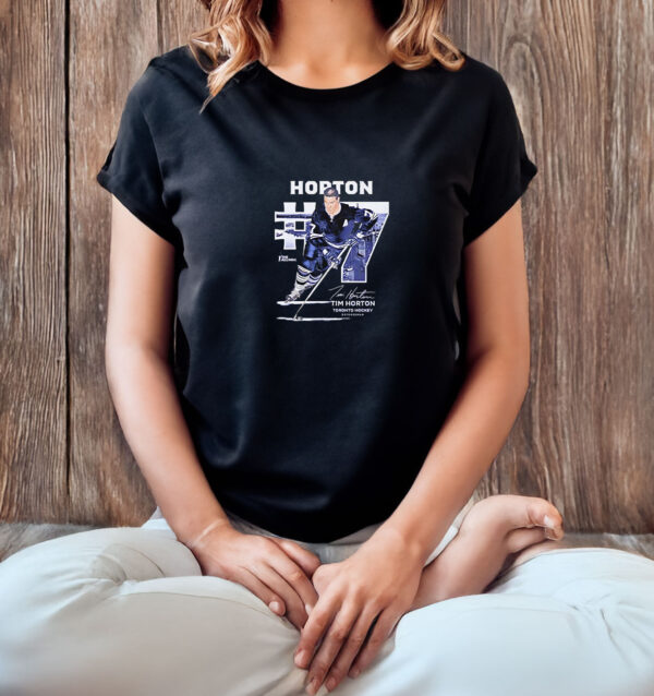 Tim Horton Toronto hockey throwback T-shirt