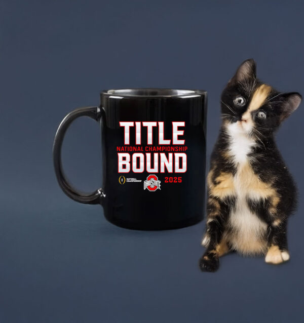 Title bound Ohio State Buckeyes CFP 2025 National Championship Mug