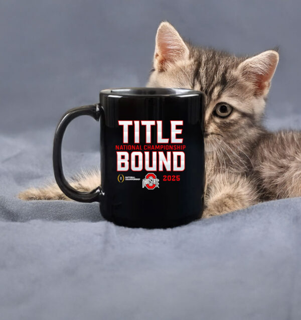 Title bound Ohio State Buckeyes CFP 2025 National Championship Mug