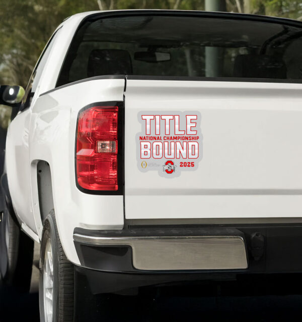 Title bound Ohio State Buckeyes CFP 2025 National Championship Sticker