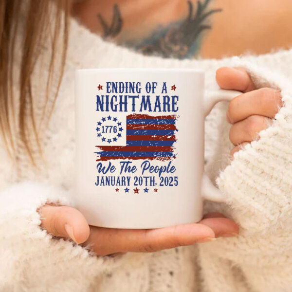 Trump Inauguration Day 47th President Mug - USA Flag 2025