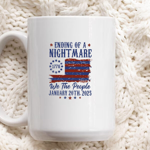 Trump Inauguration Day 47th President Mug - USA Flag 2025