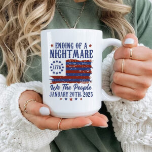 Trump Inauguration Day 47th President Mug - USA Flag 2025