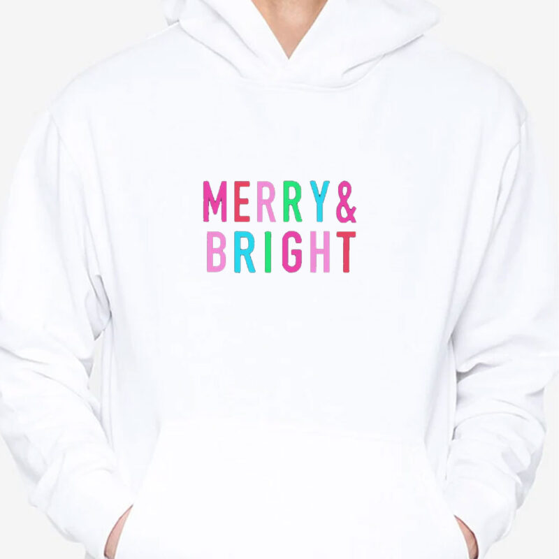 Vintage Merry Bright Christmas Washed T-Shirt