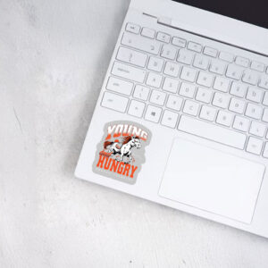 Young And Hungry Sticker